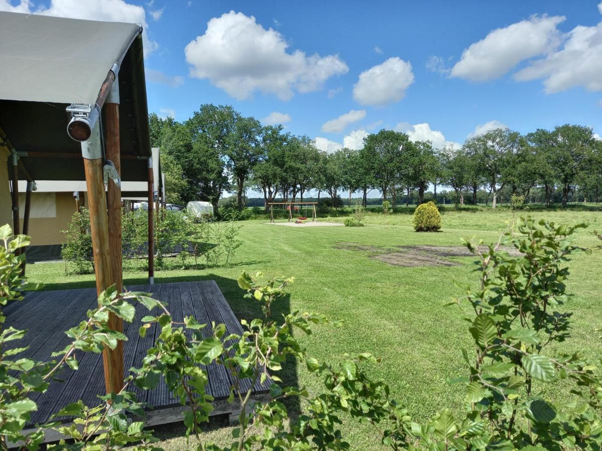 Comfort Safaritent 6 Pers En Mini Camping Zwiggelte ภายนอก รูปภาพ