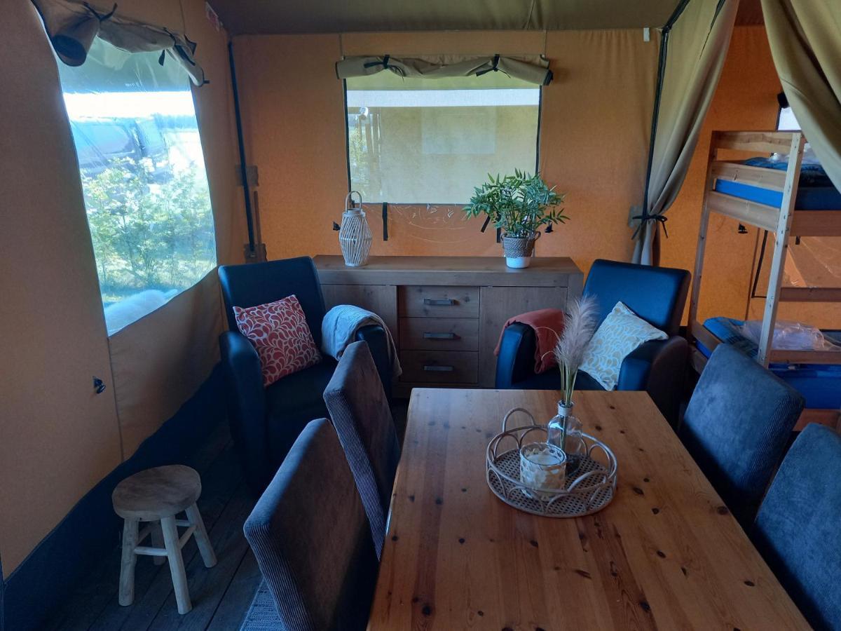 Comfort Safaritent 6 Pers En Mini Camping Zwiggelte ภายนอก รูปภาพ